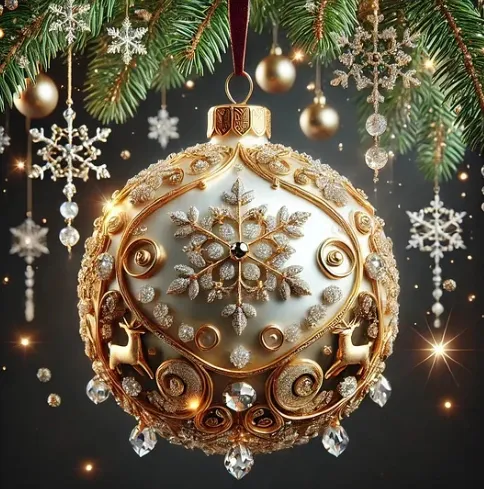 3D Fairy Tale Planet Christmas Ornament - I