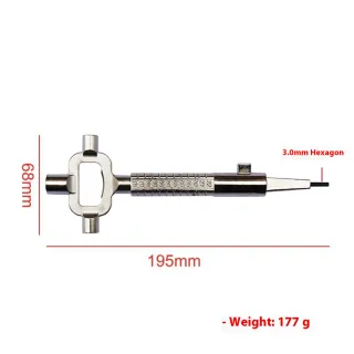 Multifunctional Lock Body Sliding Bar Adjustment Tool Installation Measurement Lock Cylinder Locksmith Supplies