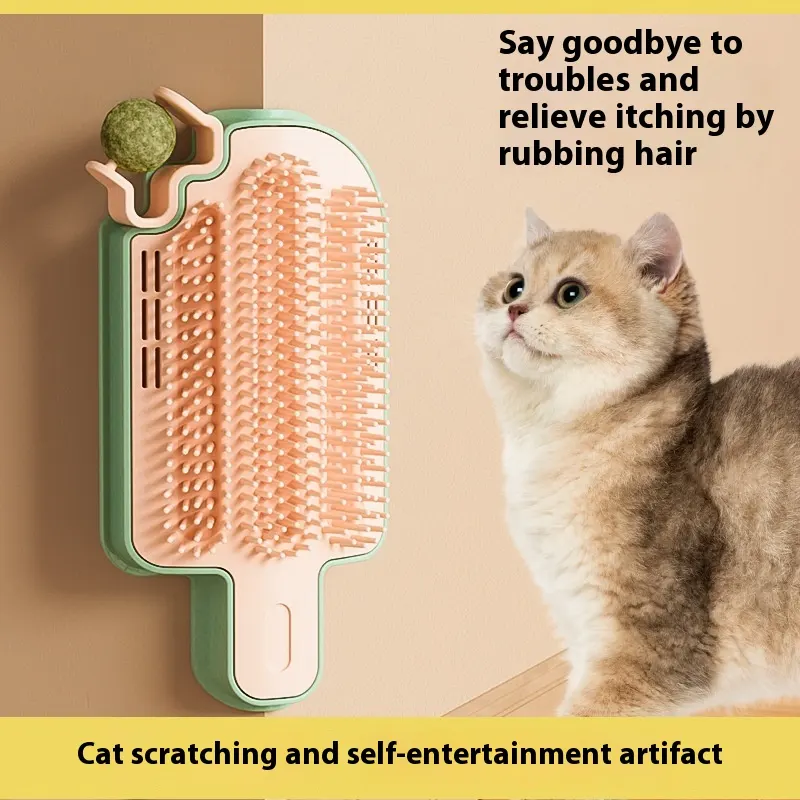 Ice Cream Itching Device with Cat Teaser Mint Ball