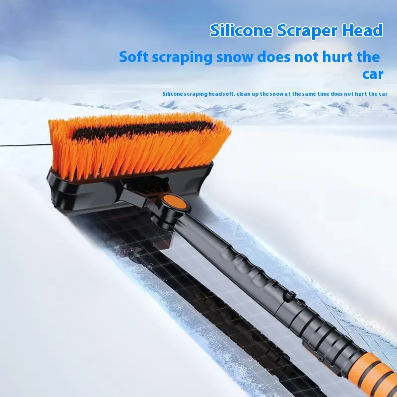 Car Snow Plough Shovel Detachable Multifunctional Five-in-one Icing Spatula Winter Snow Cleaning Tool