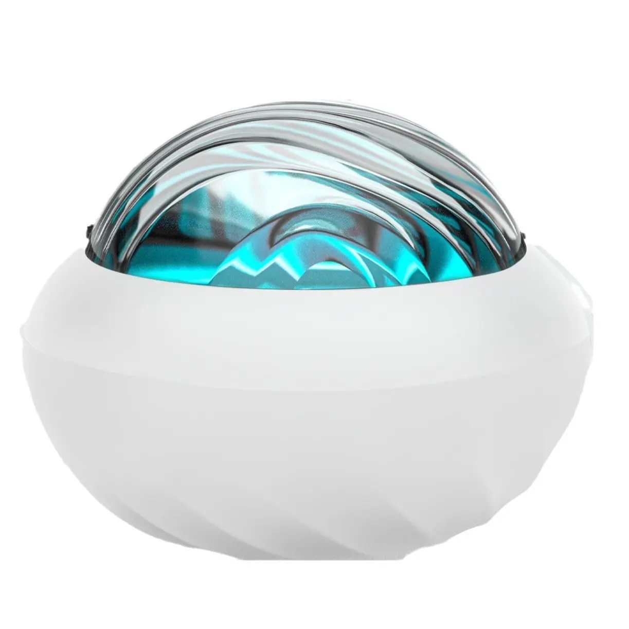Little Flying Saucer Starry Sky Northern Lights