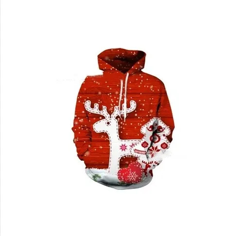 Christmas Men's And Women's Autumn And Winter Hooded Pullover Sdwy21 - Shop at LoveMi