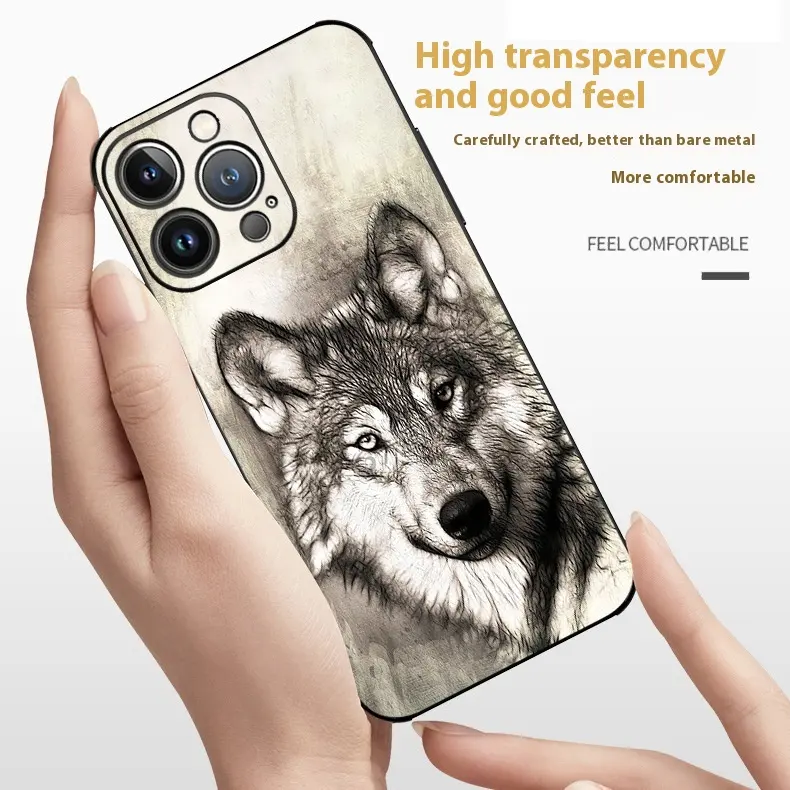 Phone Case Animal Soft Shell Tiger Owl