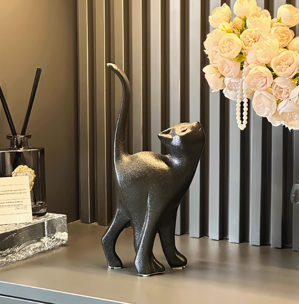 Ornements Artistiques Chats Posture — Élégance Wabi-sabi - image 2