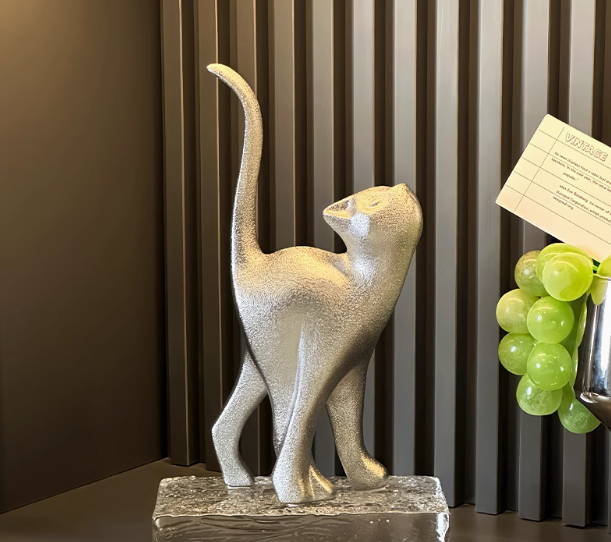 Ornements Artistiques Chats Posture — Élégance Wabi-sabi - image 4