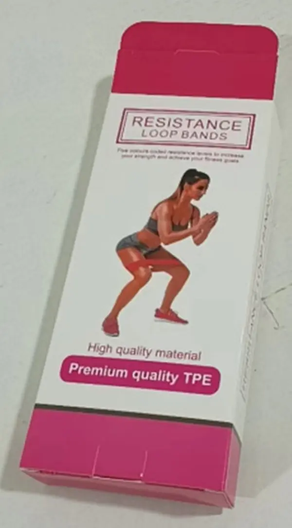 5 Level Resistance Rubber Bands Yoga Training Elastic