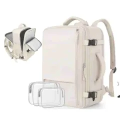Versatile Backpack For Girls' Storage - White - View 1