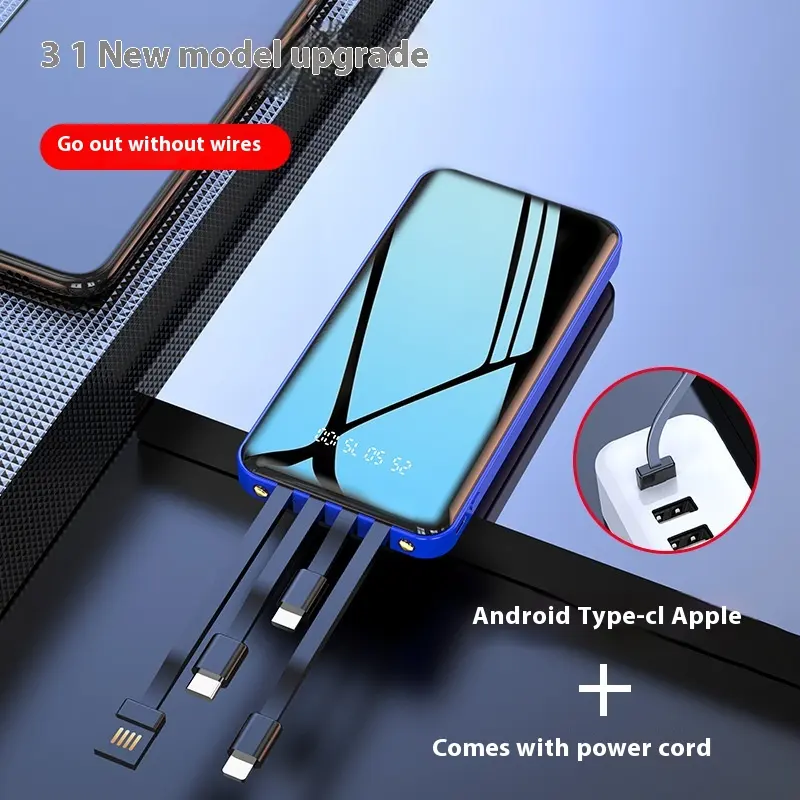 Mini With Cable Power Bank 20000 MA