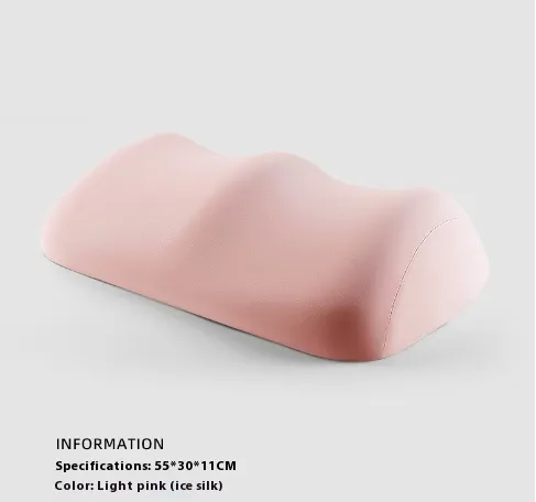 Pad Leg Pillow Curvature Old Lower Limb Elevation Pad Pregnant Women Sleep - Ice Silk Light Pink