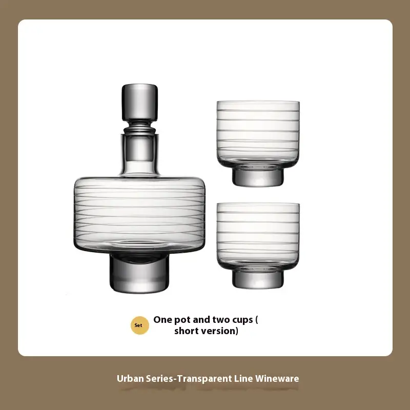 Minimally Designed High-end Glass Decanter