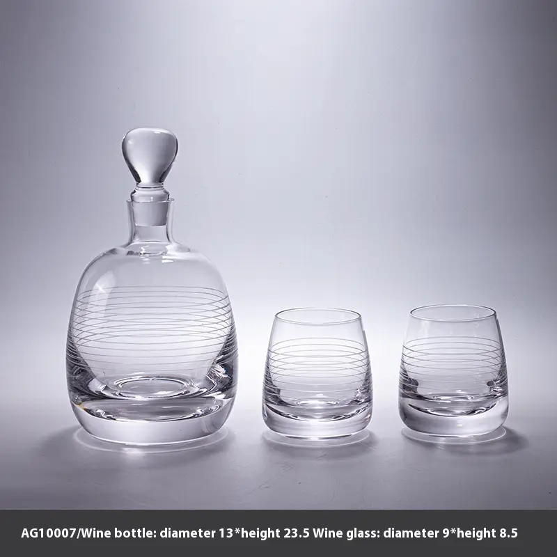 Annwa High-end Art Glass Wine Cup Wine Glass Suit