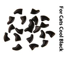 Set Cat Nail Caps Pet Nail Set Set Cat Anti-scratch Claw Set - Black - View 1
