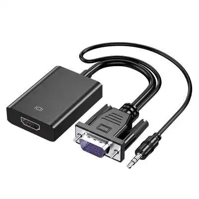 VGA to HDMI Adapter Cable with Audio Power Supply