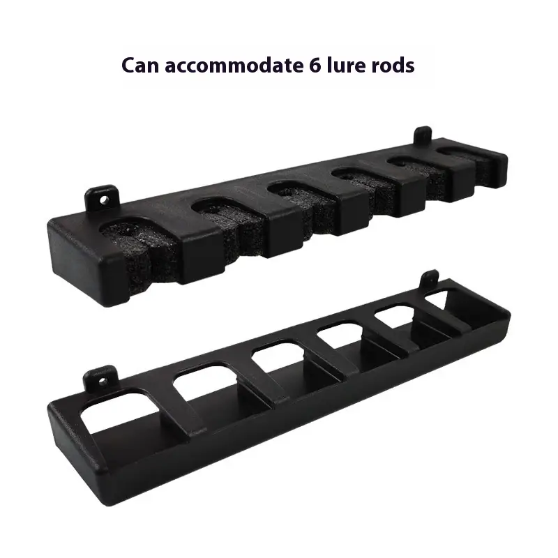 Rod Display Stand Wall-mounted Vertical Wall Fishing Gear Storage Rack