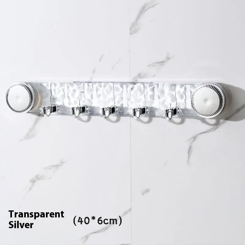 Rotating Suction Cup Corrugated Row Hooks Punch-free Hanger Behind The Door