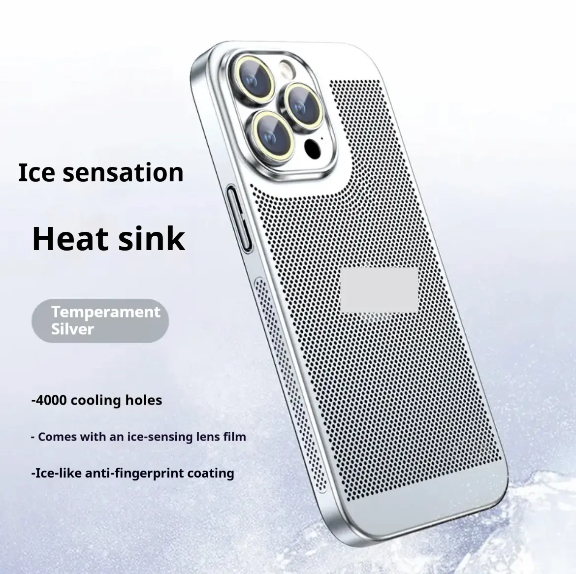 Simple And Versatile Electroplated Heat Dissipation All Inclusive Phone Case