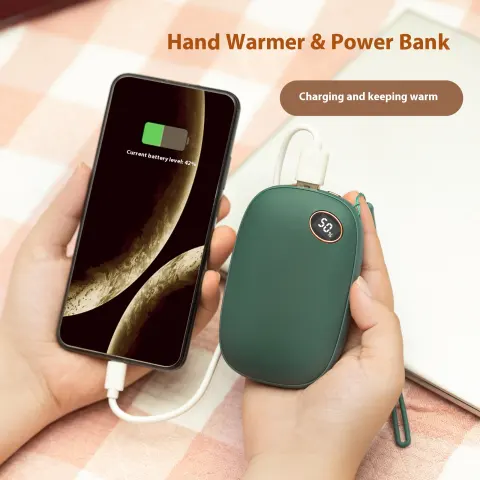Quick Hot Large Capacity Usb Mini Hand Warmer Charging