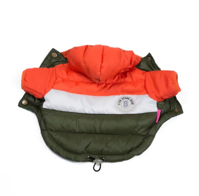 Waterproof Warm Pet Cotton padded Jacket Orange - Shop at LoveMi