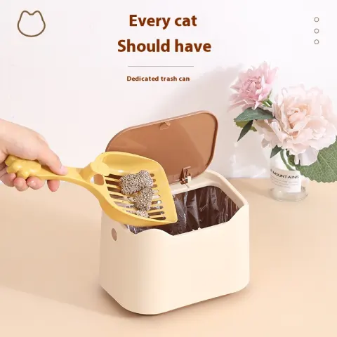 Cat Shit Shovel Trash Can Fully Enclosed Supplies