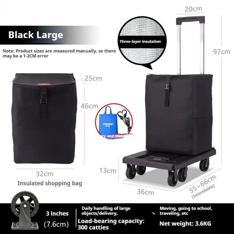 Foldable And Portable Trolley Luggage Trolley Hand Buggy