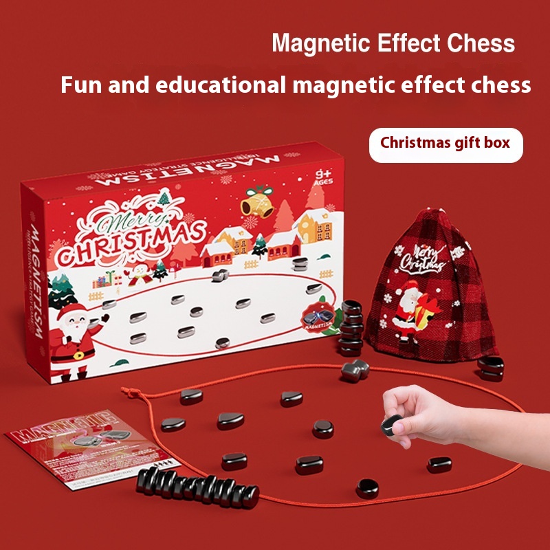 跨境儿童磁力效应棋双人桌游逻辑思维训练玩具休闲磁吸对战棋游戏