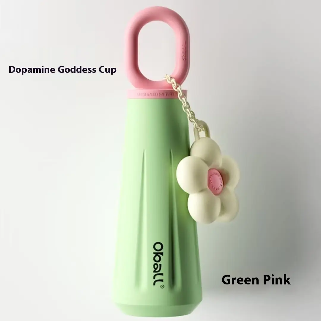 Dopamine Goddess Stainless Steel Insulated Mug Girls Portable Vehicle-mounted Sports