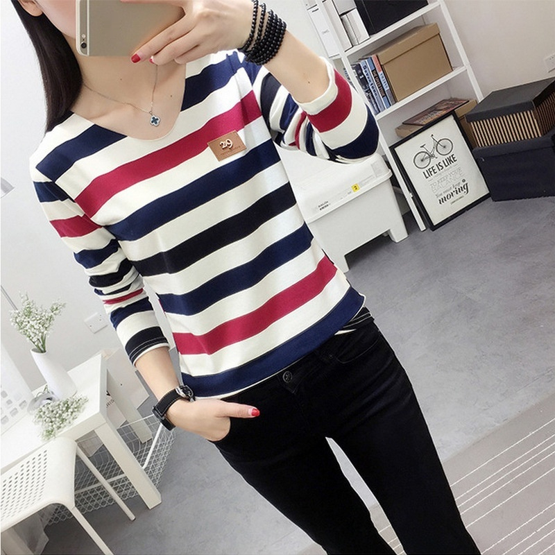 Korean Spring And Autumn Clothing T-shirt For Women