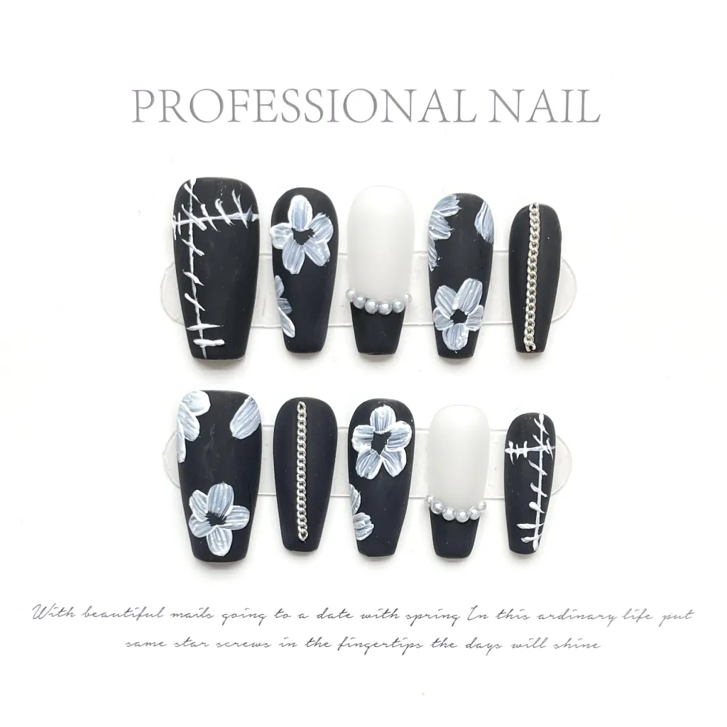 Women's Fashion Personalised French Nail Patch - 94 Classic Style