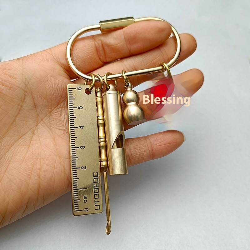 Metal Key Ring Screw Buckle Accessories