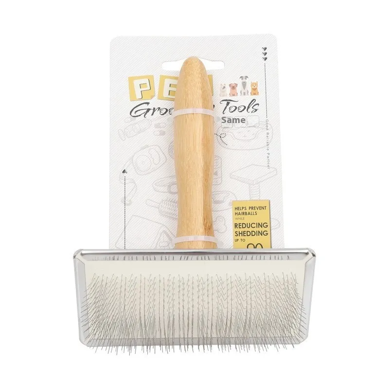 Dog For Beauty Use Comb Exclusive For Cats Hair Removal Brush Cat Combing Device - Bamboo Large