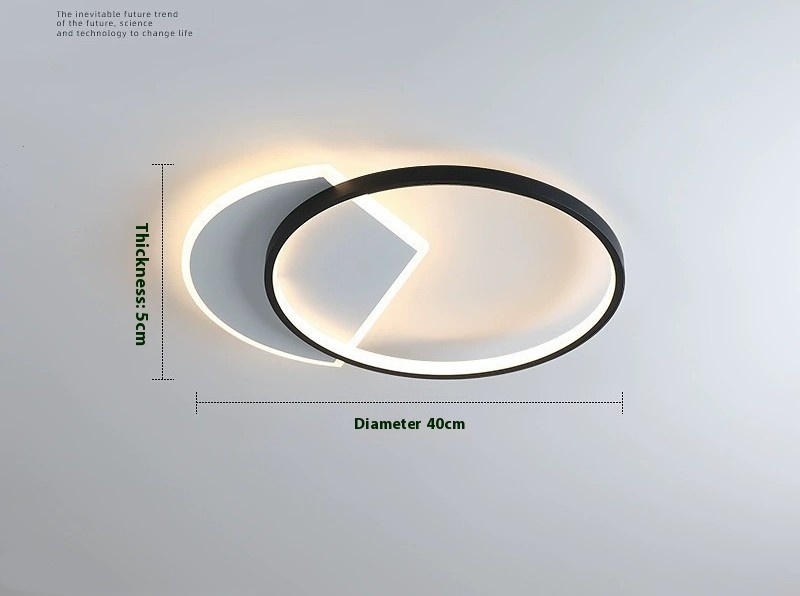 Nordic Minimalist Bedroom Ceiling Lamp Modern Home - Image 7