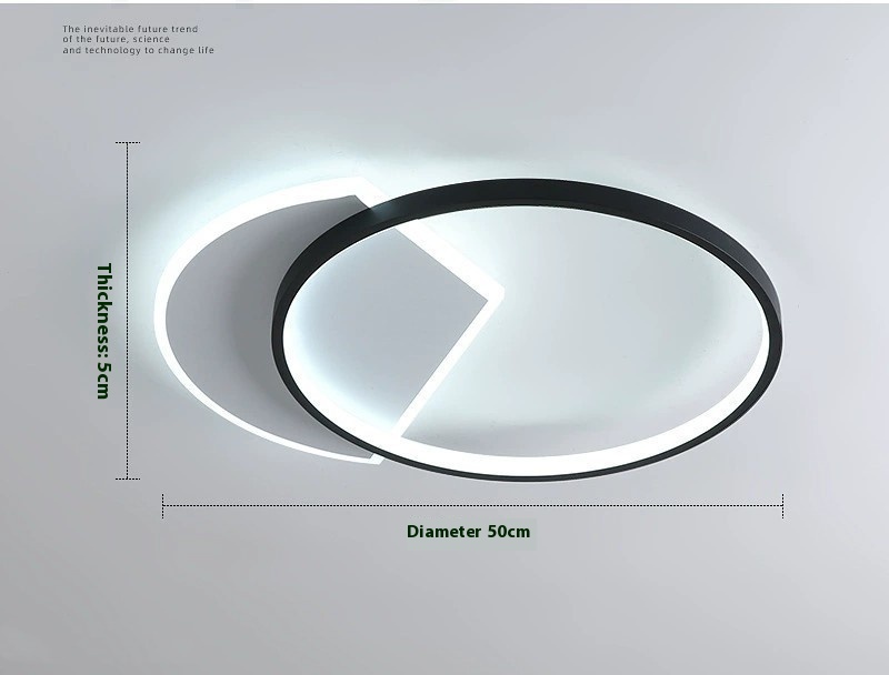 Nordic Minimalist Bedroom Ceiling Lamp Modern Home - Image 10