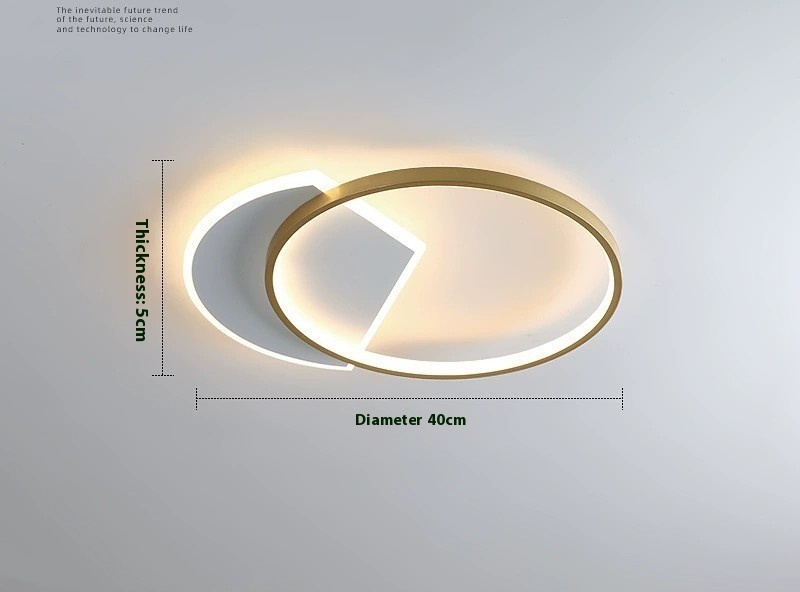 Nordic Minimalist Bedroom Ceiling Lamp Modern Home - Image 2