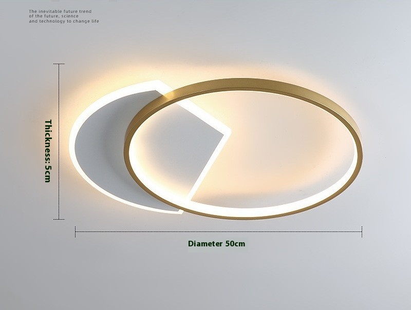 Nordic Minimalist Bedroom Ceiling Lamp Modern Home - Image 4