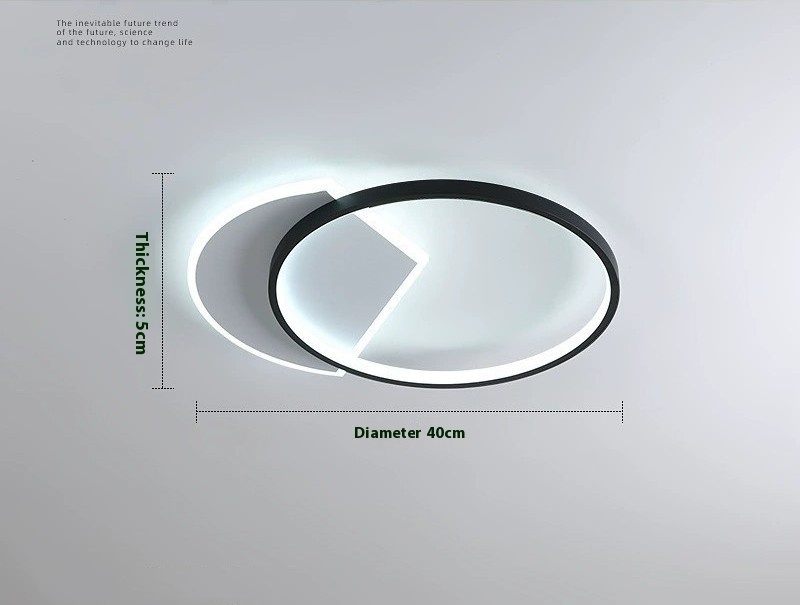 Nordic Minimalist Bedroom Ceiling Lamp Modern Home - Image 6