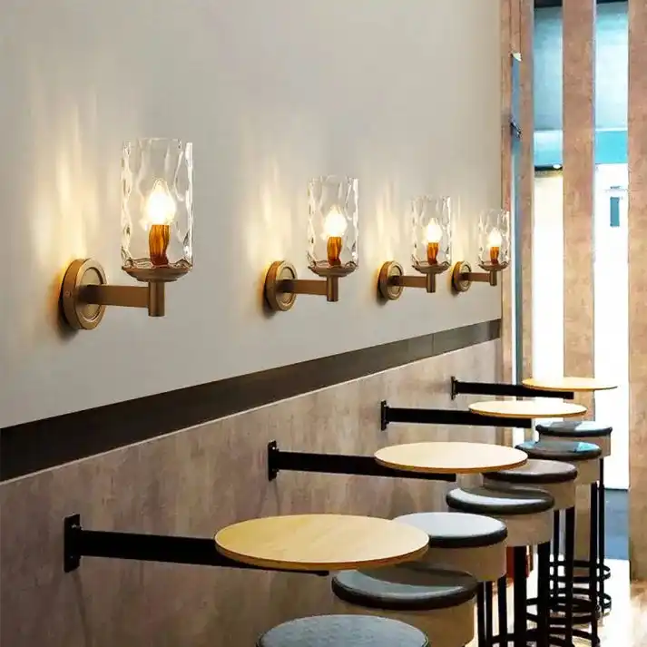 Light Luxury Copper Wall Lamp Modern Minimalist Bedroom Bedside Lamp