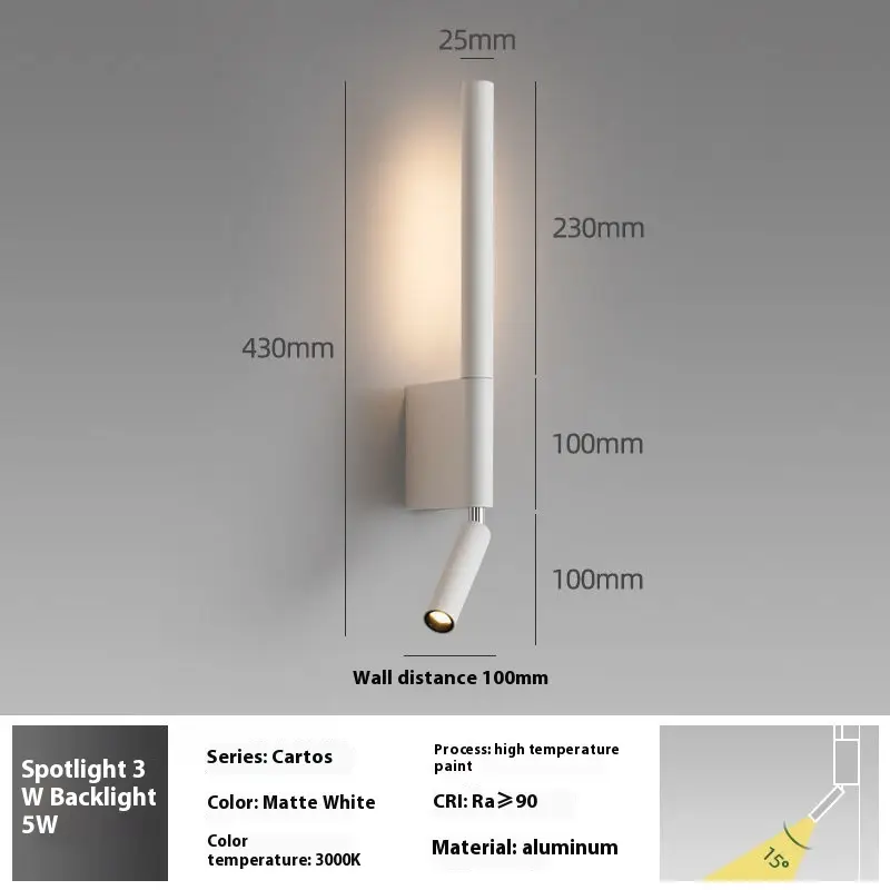 Simple Modern Reading Lamp Bedside