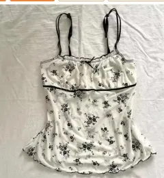 Fashion All-matching Slim Fit Slimming Sling Top - White - View 1