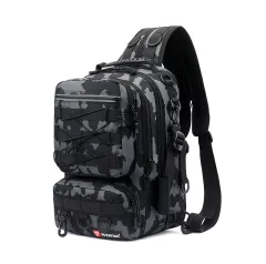 Waterproof Multifunctional Fishing Outdoor Equipment Fishing Bag - Black - View 1