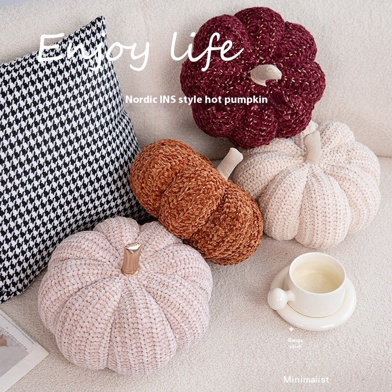 Simple Small Pumpkin Sofa Living Room Bed Pillow