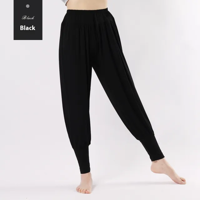 Modal Lantern Dance Pants Female Black - Shop at LoveMi