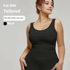 Women's Fashion Personality Sports Yoga Vest - Black - View 1