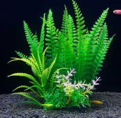 Fish Tank Decoration Artificial Plant Plastic Water Plant Aquarium Beautification - As Shown In The Figure - View 1