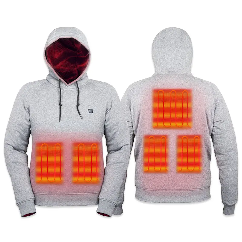 Outdoor Hooded Heating Sweater To Keep Warm
