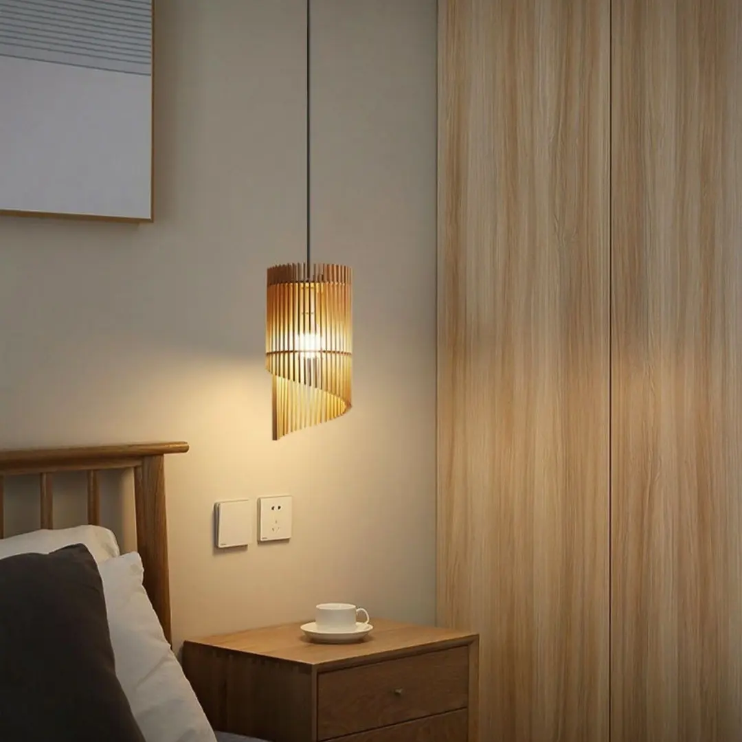 Creative Japanese Style Wooden Restaurant Chandelier