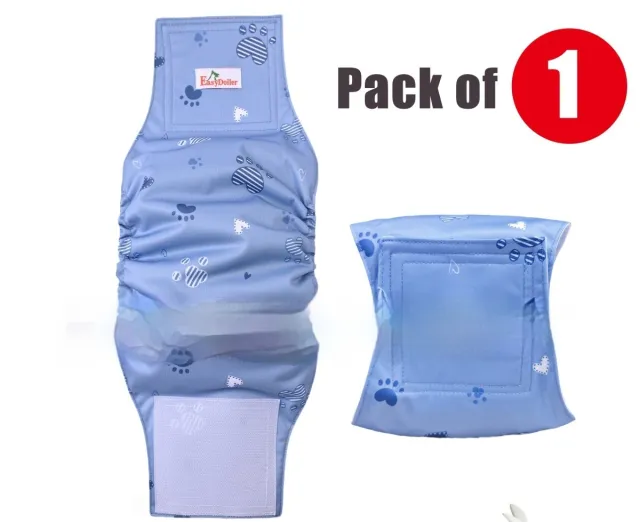 Pet Washable Physiological Dog Diaper Pants Sapphire Blue - Shop at LoveMi