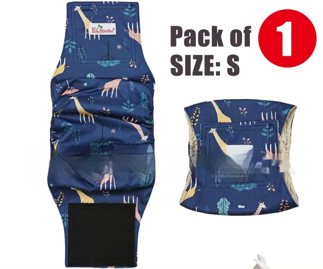 Pet Washable Physiological Dog Diaper Pants Navy Blue - Shop at LoveMi