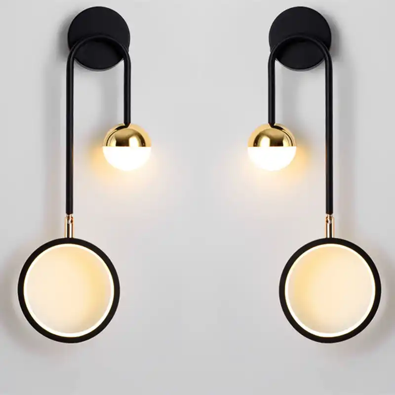 Bedroom Bedside Lamp Simple Hotel Room Wall Lamp