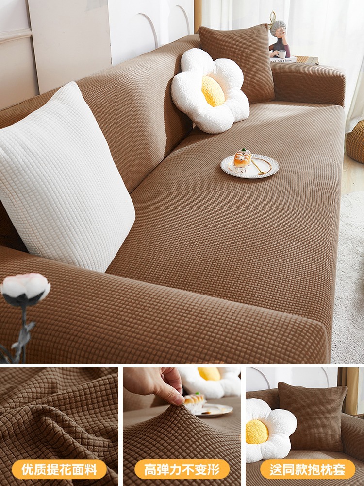 Housse de Canapé Extensible Vert Prairie