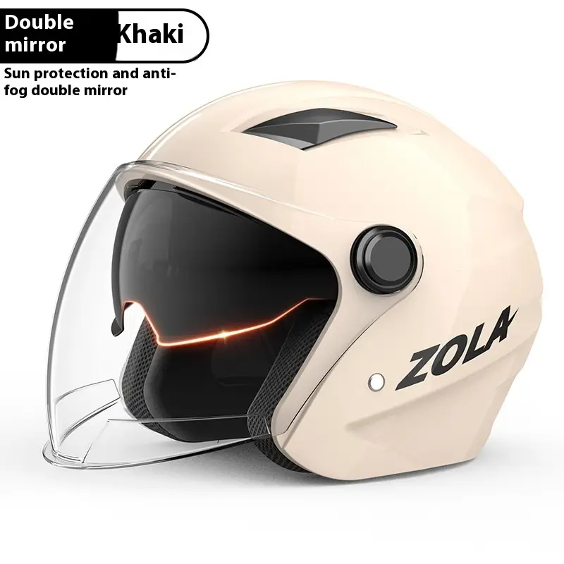 Electric Car Men's Anti-fog Warm Winter Electric Helmet